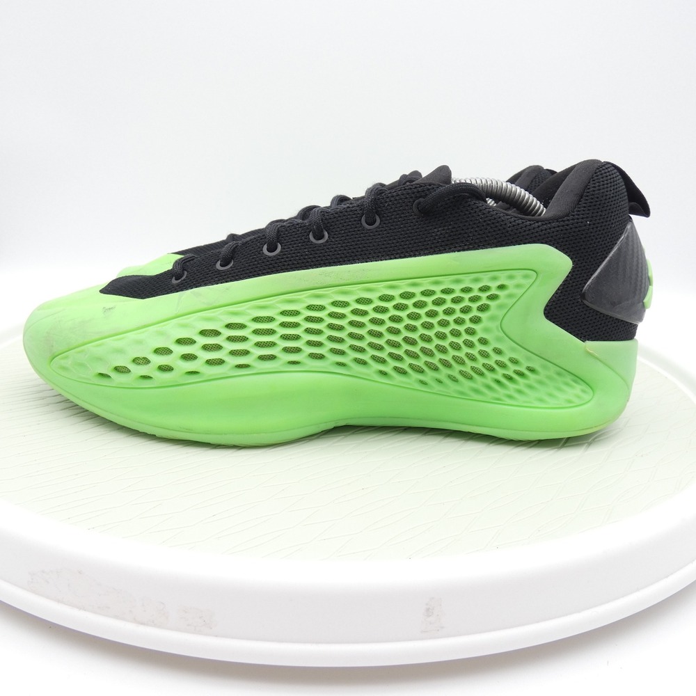 Adidas AE 1 Anthony Edwards Lucid Lime Black Basketball Shoes IQ4444 Mens 11